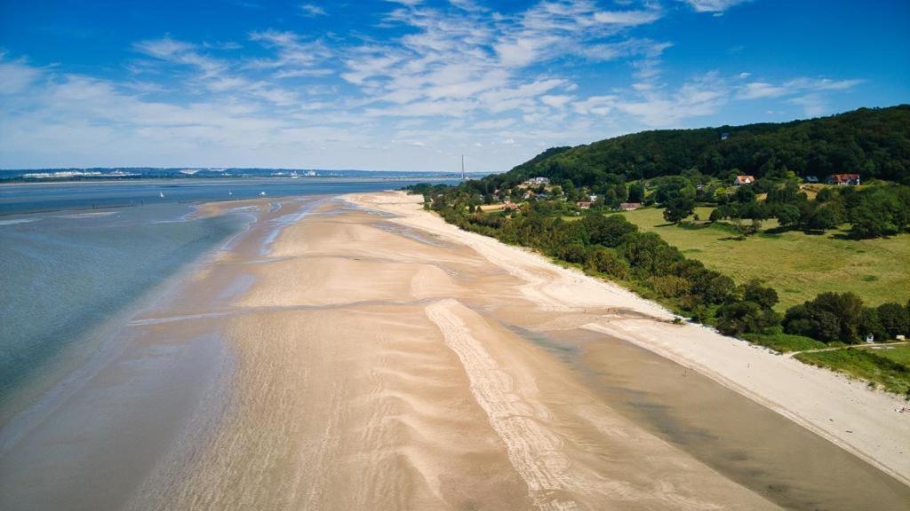 Le Bellevue - Beautiful Sea View Appartement Honfleur Buitenkant foto